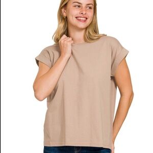 Short-Sleeve Women's Top - Relaxed Crew Neck